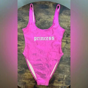 Private Party | girls one piece PRINCESS swimsuit. Size: M/L